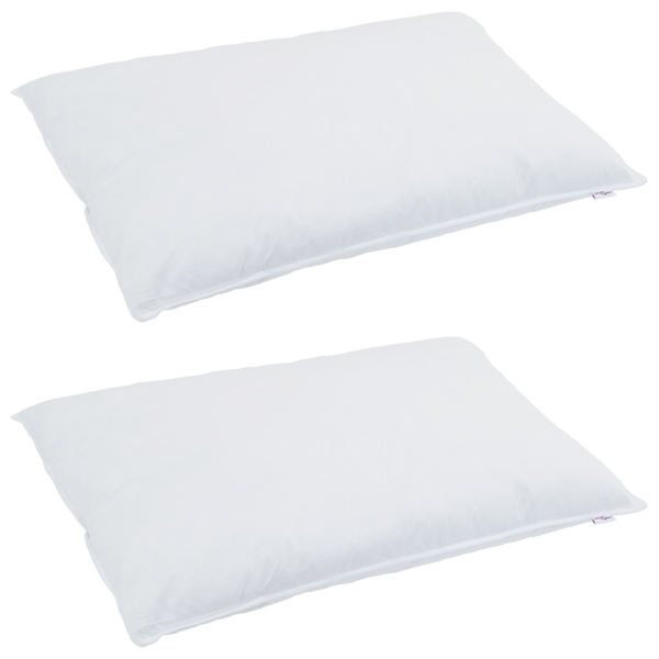 Täckeset med kudde 3 pcs Vit Dunfjäder