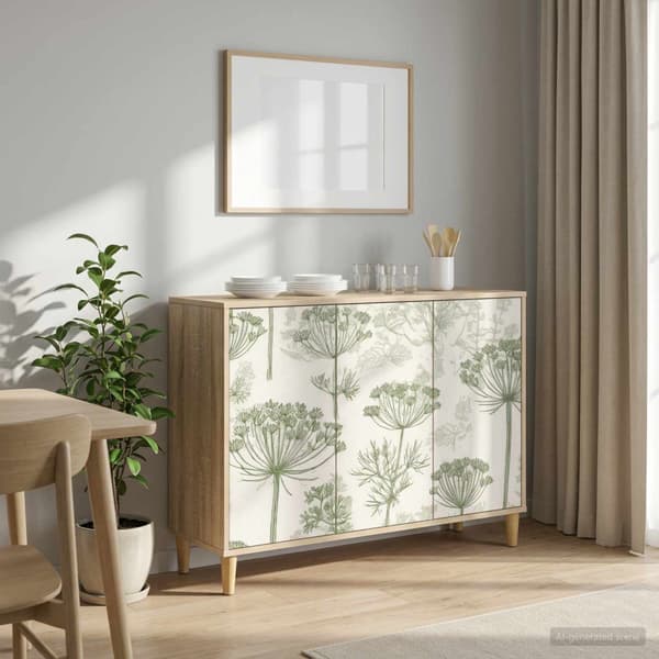 Sideboard GOTHA Sonoma-ek 102 x 33 x 75 cm Konstruerat trä