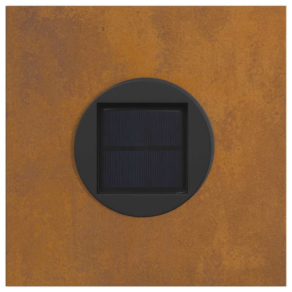 Solar LED Stig Ljus 2 pcs Brons Väderbeständig stål