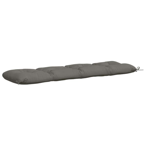 Bänk Kuddar VIANEN 2 st 100% Polyester Grå 160 x 40 x 12 cm