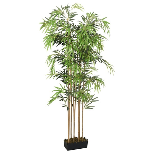 Konstväxt bambu 730 blad 120 cm grön