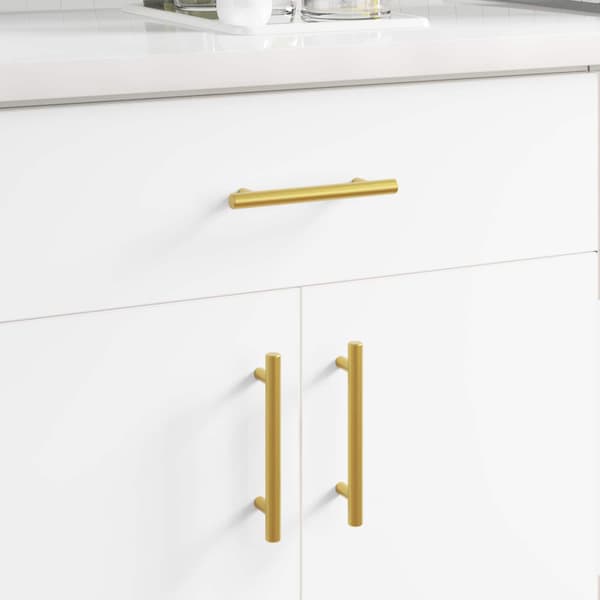 Skåphandtag 2 pcs Guld 150 mm Rostfritt stål