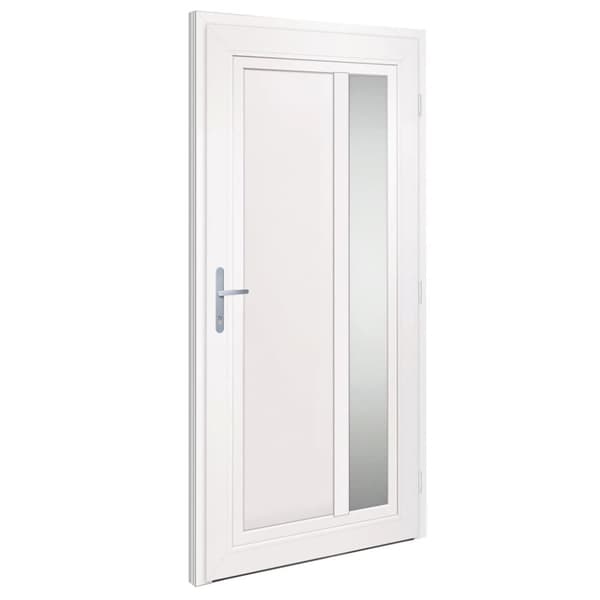 Ytterdörr antracit 108x208 cm PVC
