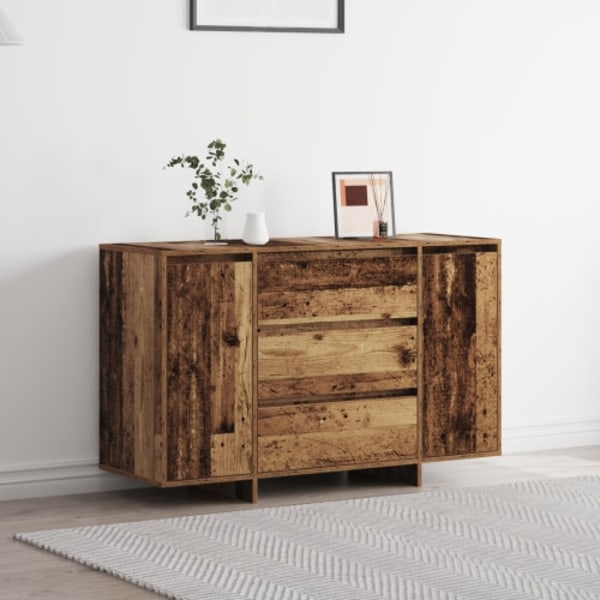 Sidobord Gamla trä 120x41x75 cm Konstruerat trä