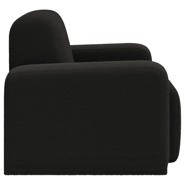 Fåtölj Svart Bouclé