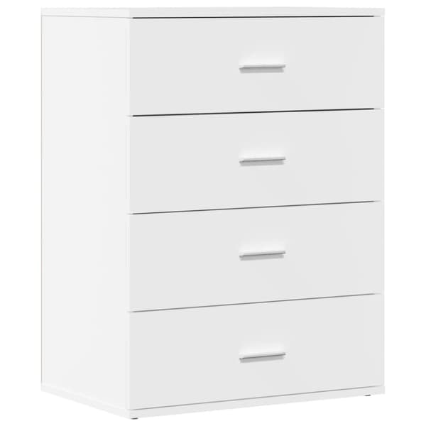 Skänkar 2 st vit 60x39x80 cm konstruerat trä
