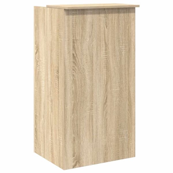 Receptionsdisk Sonoma Ek 55x50x103,5 cm konstruerat trä