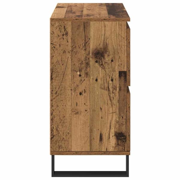 Sideboard Gammalt trä 60 x 35 x 70 cm