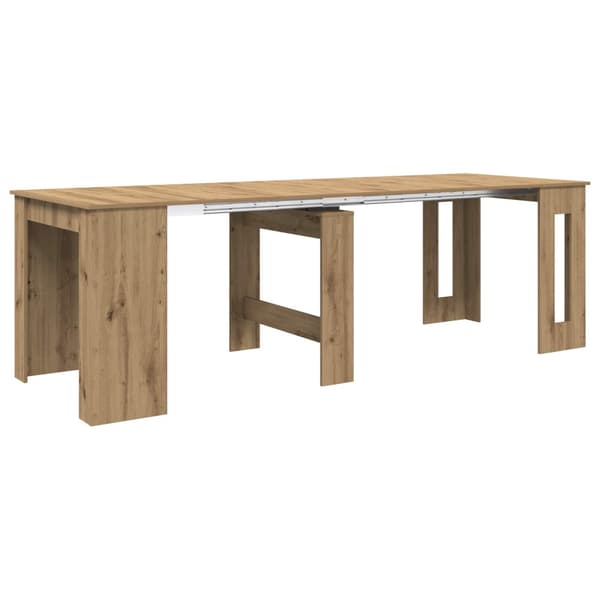 Matbord 240 x 85 x 75 cm Konstruerat trä Artisan-ek Rektangulär