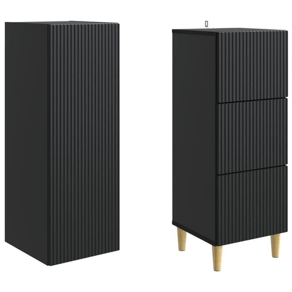 Skåpset 2 pcs 33 x 34,5 x 90 cm Konstruerat trä