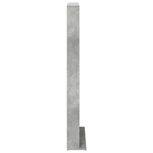 CD Skåp 2 st Betonggrå 33 x 23,5 x 175 cm Konstruerat trä