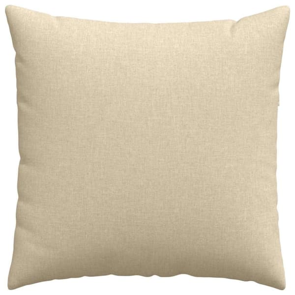 Sofakuddar 2 pcs Kräm 60 x 60 cm tyg