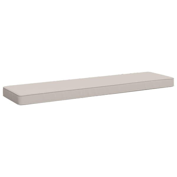 1-delad Bänk Kudde VUGHT 100% Polyester Vit 100 x 30 x 5 cm