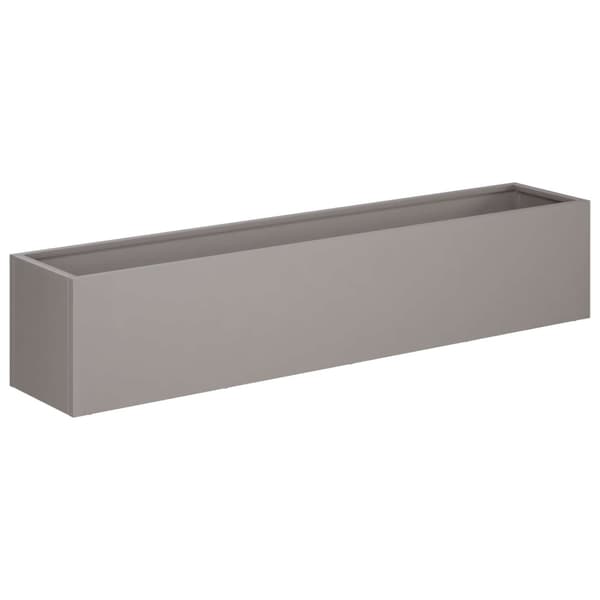 Trädgårdsplanterare 2 st Rostig 100 x 20 x 20 cm