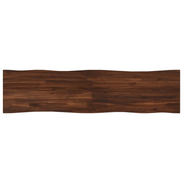 Rektangulärt Bordsskiva 90 x 50 x 3,5 cm Rektangulär Mörkbrun