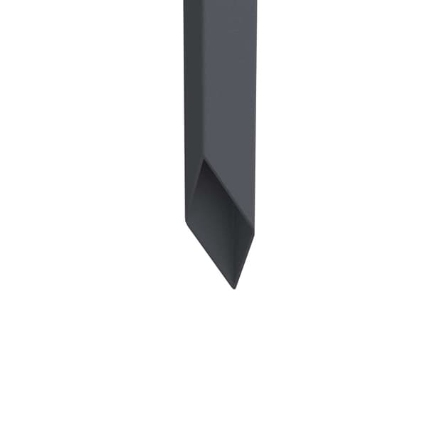 Trädgårds integritetsskärm Antracit 32 x 140 cm Kallvalsat stål