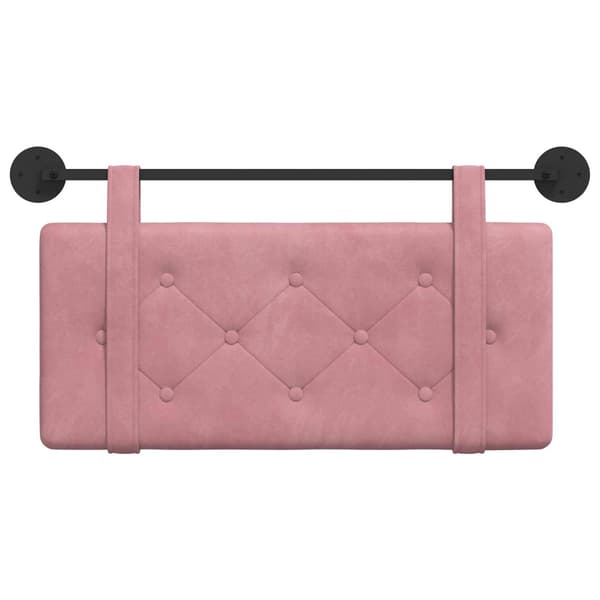 Hängande Huvudgavel Rosa Sammet