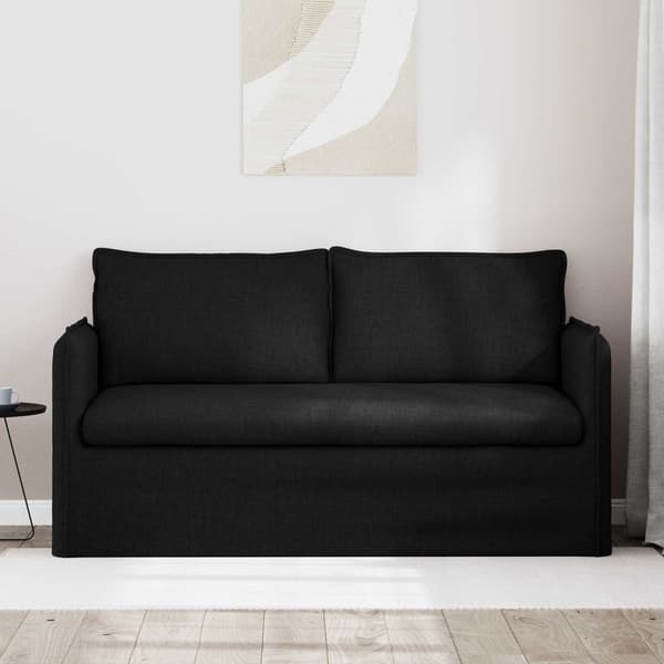 Soffa Svart 156 x 82 x 85 cm tyg