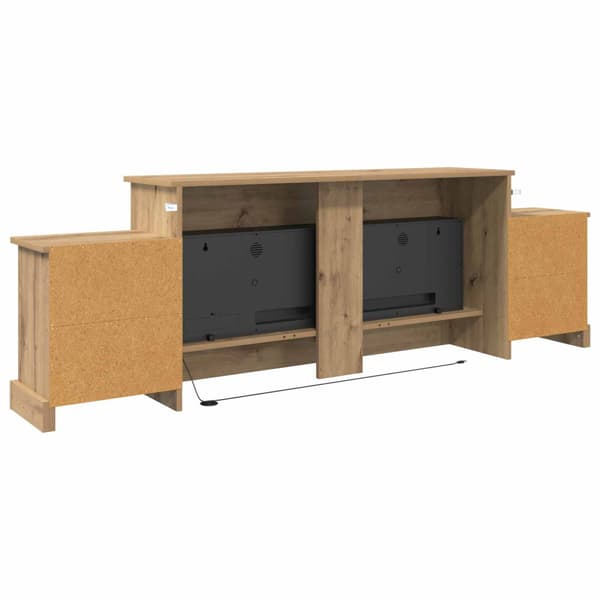 Elektrisk eldstad Artisan-ek 177 x 30 x 56,5 cm Konstruerat trä