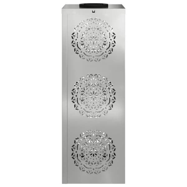 Solar LED Stig Ljus 2 pcs Silver Galvaniserat stål