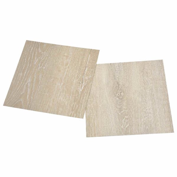 Golvplankor 55 pcs Beige 5,11 m² PVC
