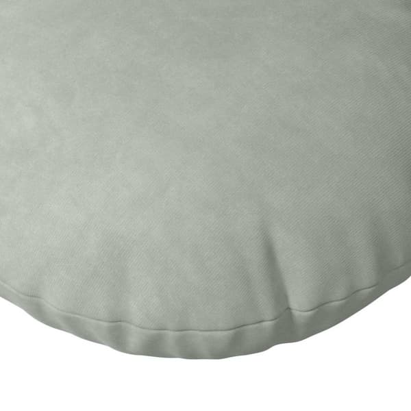 Sittkuddar 2 pcs Ljusgrå Ø30 x 13 cm Sammet