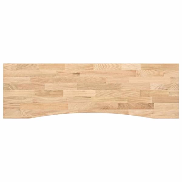Bordsskiva obehandlad 160x50x2,5 cm massiv ek rektangulär