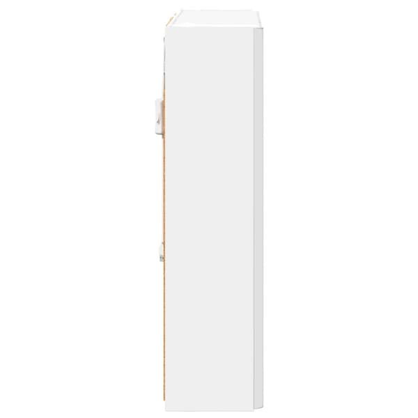 Badrumsspegelskåp Vit 63,5 x 15,5 x 60,5 cm Konstruerat trä