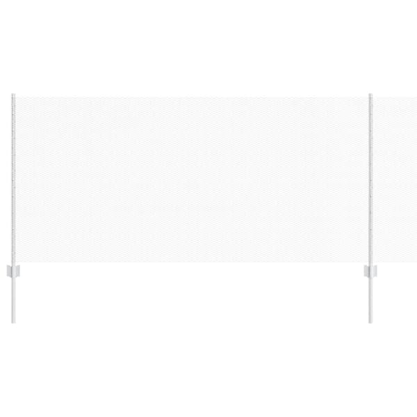 Stängsel med stolpe Silver 1 x 25 m Stål