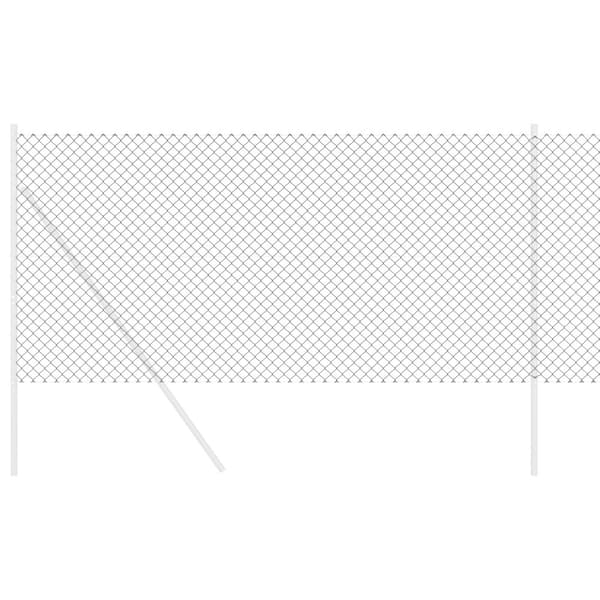 Kedjelänk Stängsel Grå 10 x 1,2 m Stål