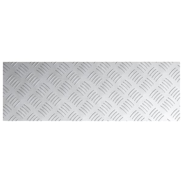 Trappsteg Rektangulär 2 pcs Silver 75 x 25 cm Aluminium