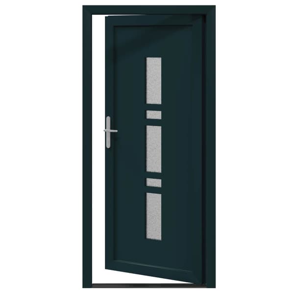 Framdörr 98 x 200 cm PVC Antracit