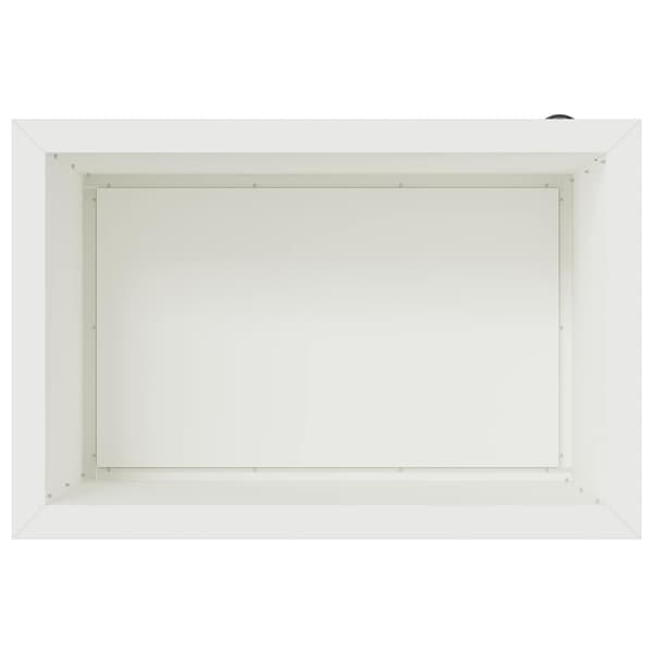 Odlingslåda med LED Vit 40 x 60 x 40 cm Stål