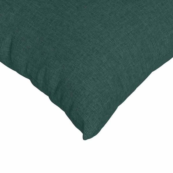 Sofakuddar 2 pcs Mörkgrön 45 x 45 cm tyg