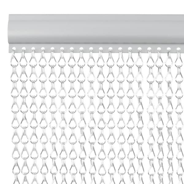 Myggdraperi för dörr 100x212 cm aluminium