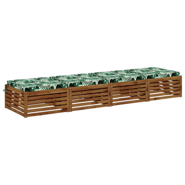 4-delade Sittdynor SOEST 4 st 100% Polyester Bladmönster