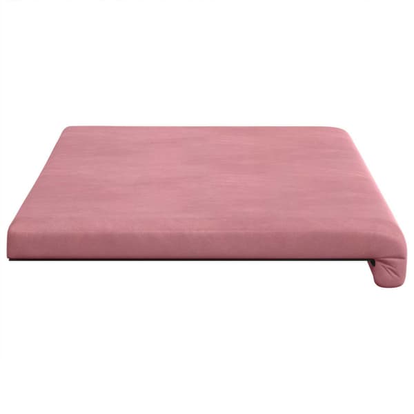 Bänk kudde Sammet (V) Rosa Djup 35 cm