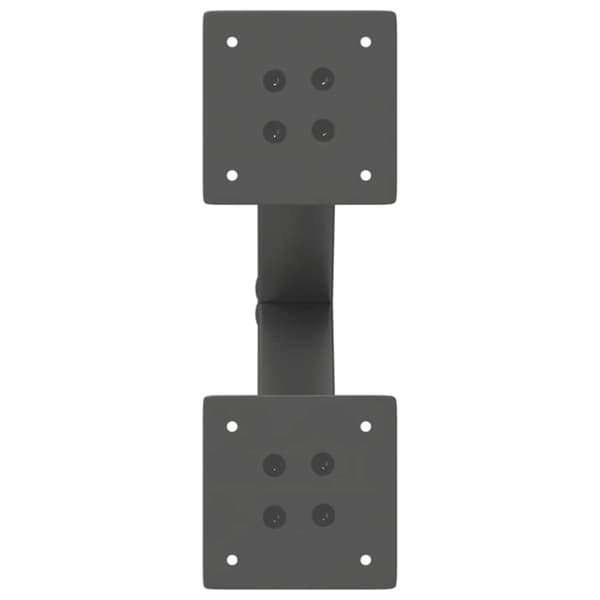 Soffbordsben X-formade 2 st antracit 37x(30-31) cm stål