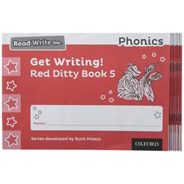 Read Write Inc. Phonics: Get Writing! Red Ditty Book 5 Pack of 10 (häftad, eng)