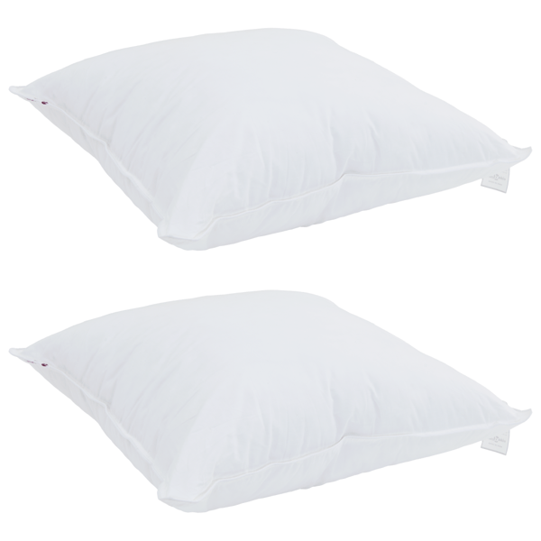 Kudde med kudde 2 pcs Vit 40 x 40 cm Bomull