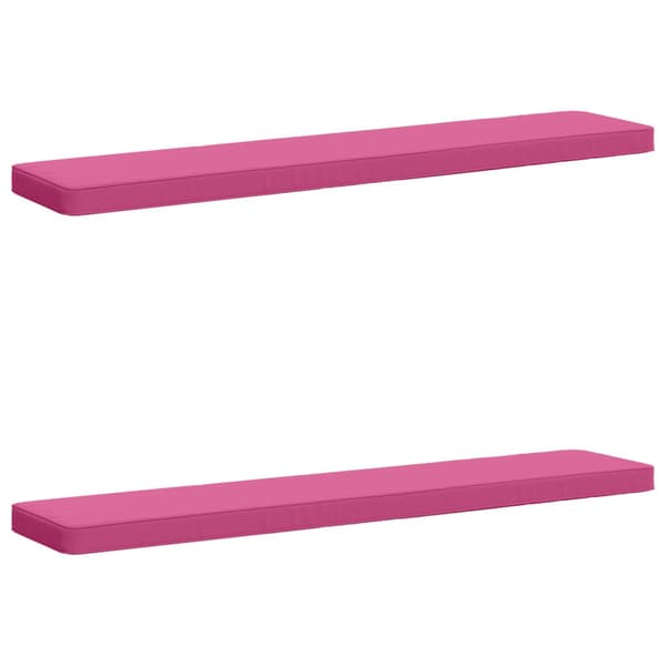 2-delade Bänk Kuddar VUGHT 2 st 100% Polyester Rosa