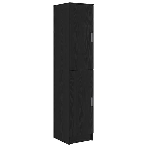 Skrivbord 2 pcs Svart Ek