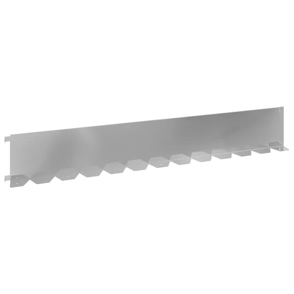 Kant för gräsmatta 30 pcs 102 x 15 x 4 cm Stål Silver
