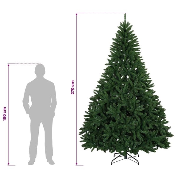 Plast Hingad Julgran 270 cm 300 LED-lampor Varmvit