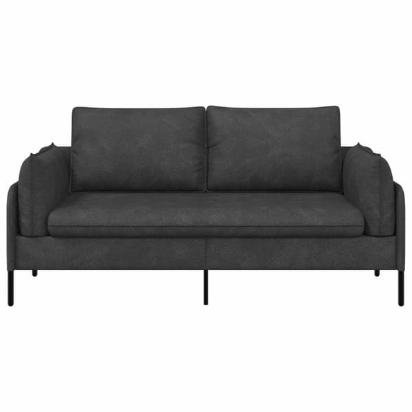 2-sits soffa Svart 188 x 81 x 89 cm Konstläder