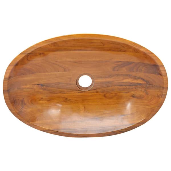 Handfat massiv teak 60x40x10 cm