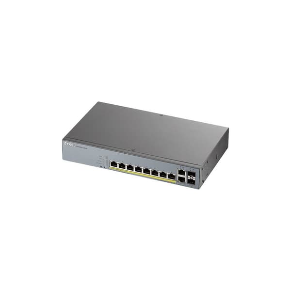 Zyxel GS1350-12HP - switch - 8 portar - smart - rackmonterbar