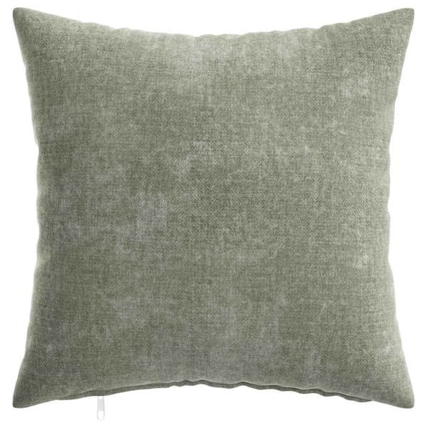 Kuddöverdrag 2 st HEERLEN Grön 35 x 35 cm Chenilletyg