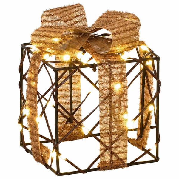 Ljusande julklapp 3 st 150 LED-lampor Varmvit