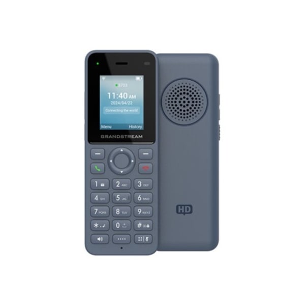 Grandstream WP816 - trådlös VoIP-telefon - med Bluetooth interface - 3-riktad samtalsförmåg Blå